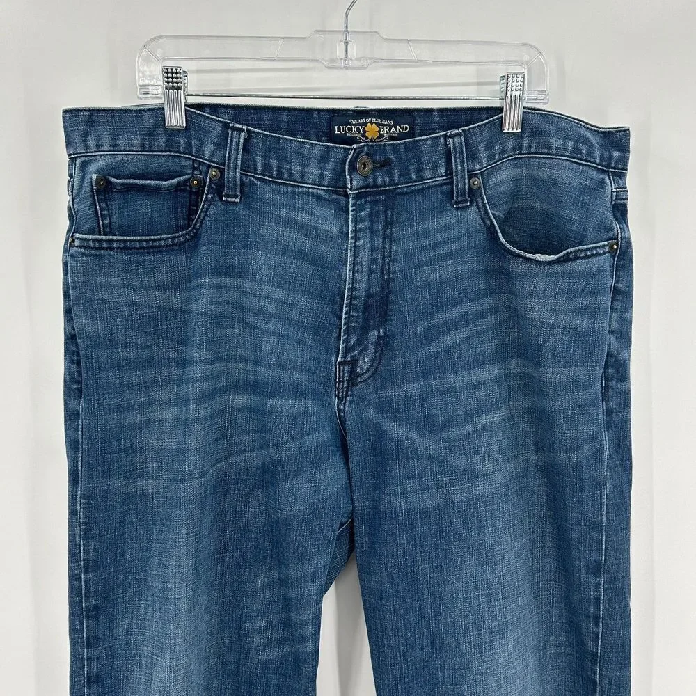 LUCKY BRAND Men's 363 Vintage Straight Leg Denim Blue Jeans Size 38 x 32
